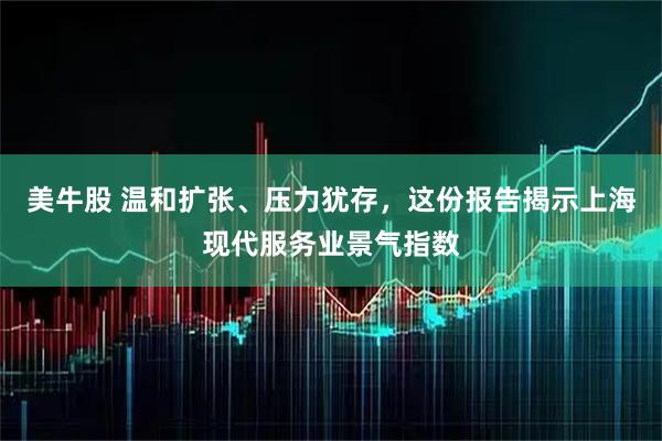 美牛股 温和扩张、压力犹存，这份报告揭示上海现代服务业景气指数